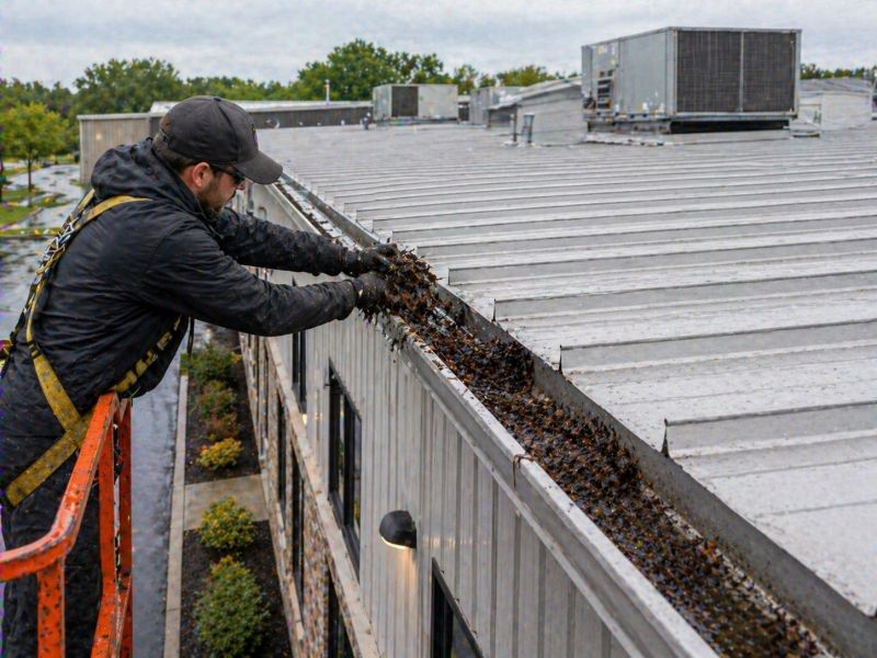 Commercial Gutter Cleaning in Mcdonough, GA