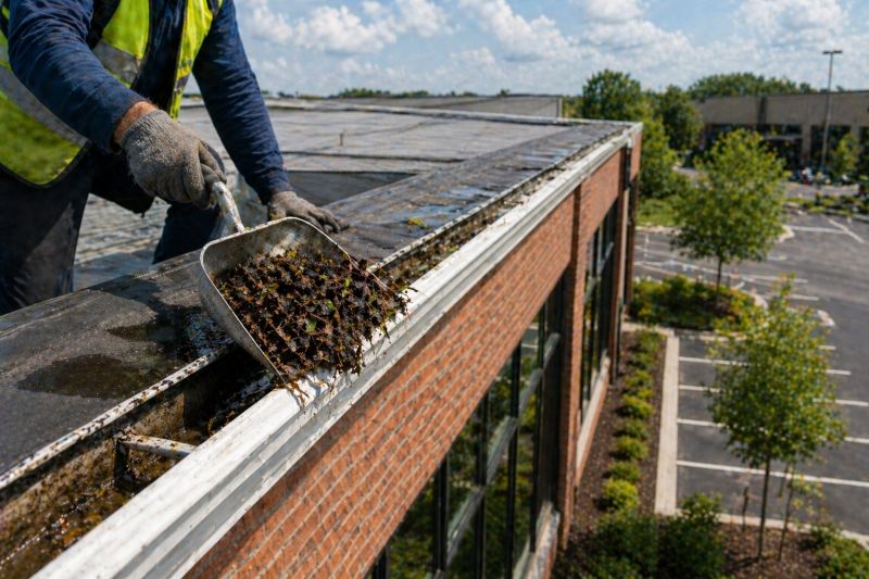 Commercial Gutter Unclogging in Mcdonough, GA