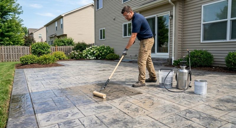 Concrete Patio Sealing in Renton, WA