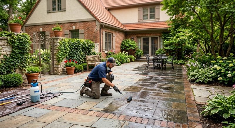Flagstone Sealing in Gig Harbor, WA