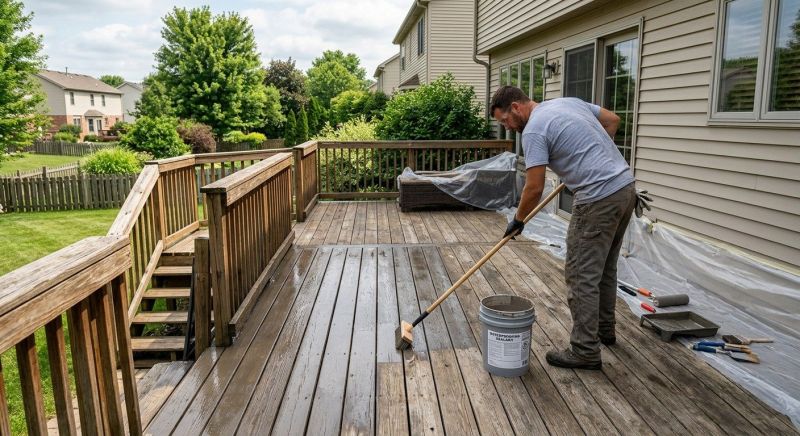 Concrete Deck Sealing in Renton, WA