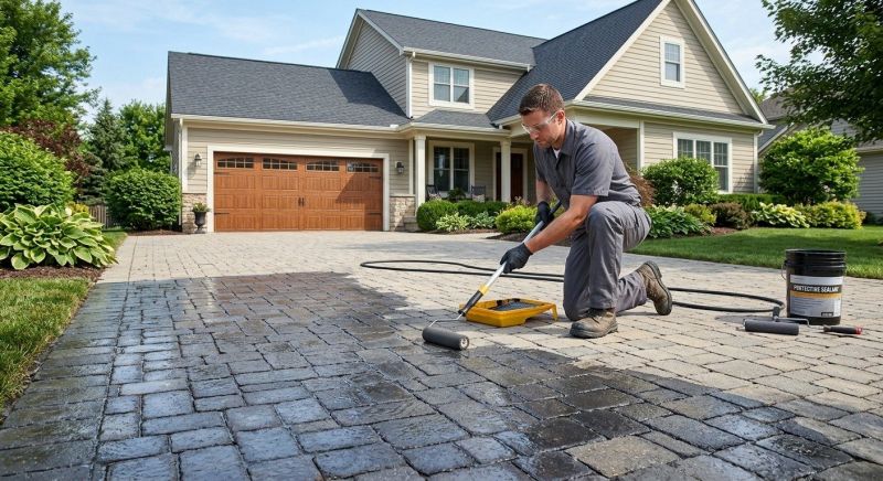 Paver Driveway Sealing in Seattle, WA